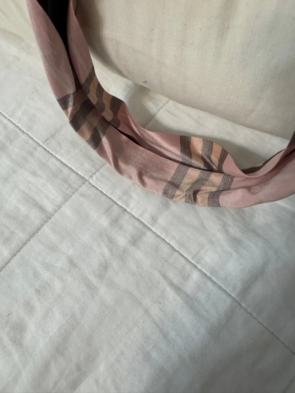 Pink Plaid Twist Headband - Women's Fashion Accessory